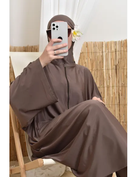 Women's hijabi burkini, mastour pair, high-quality fabric