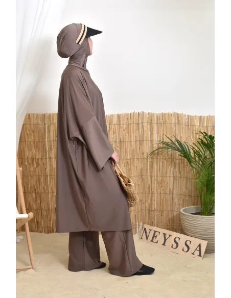 Women's hijabi burkini, mastour pair, high-quality fabric