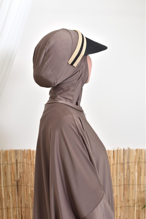 Women's hijabi burkini, mastour pair, high-quality fabric