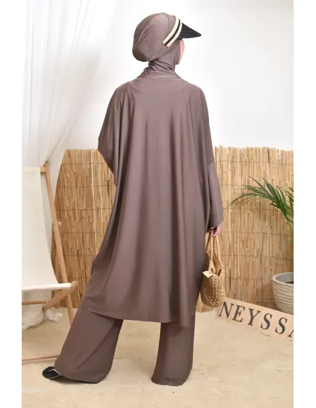 Women's hijabi burkini, mastour pair, high-quality fabric