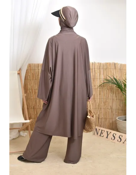 Women's hijabi burkini, mastour pair, high-quality fabric