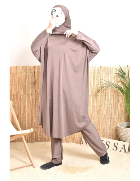Burkini Badeanzug Schmetterlingsschnitt muslimische Frau, Sommer 