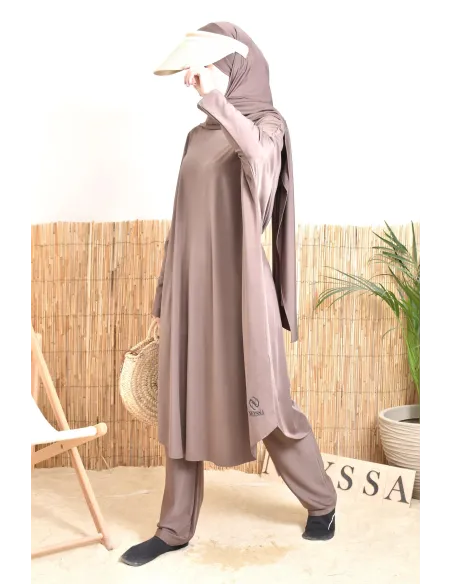 Burkini Badeanzug Schmetterlingsschnitt muslimische Frau, Sommer 