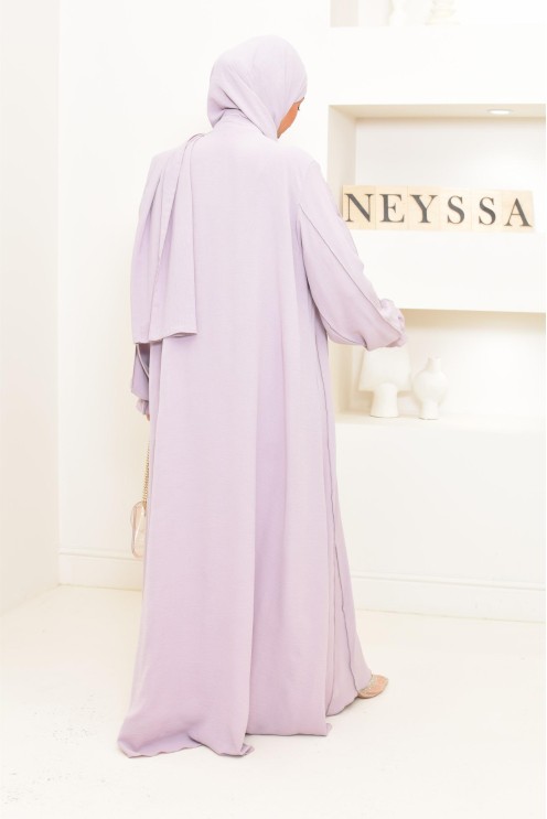 Abaya Dubai long flared cut Muslim woman, By Neyssa Confection