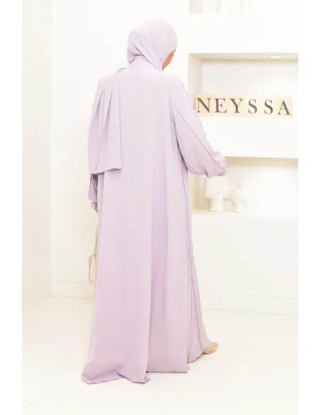 Abaya Dubai long flared cut Muslim woman, By Neyssa Confection