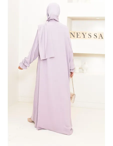 Abaya Dubai long flared cut Muslim woman, By Neyssa Confection