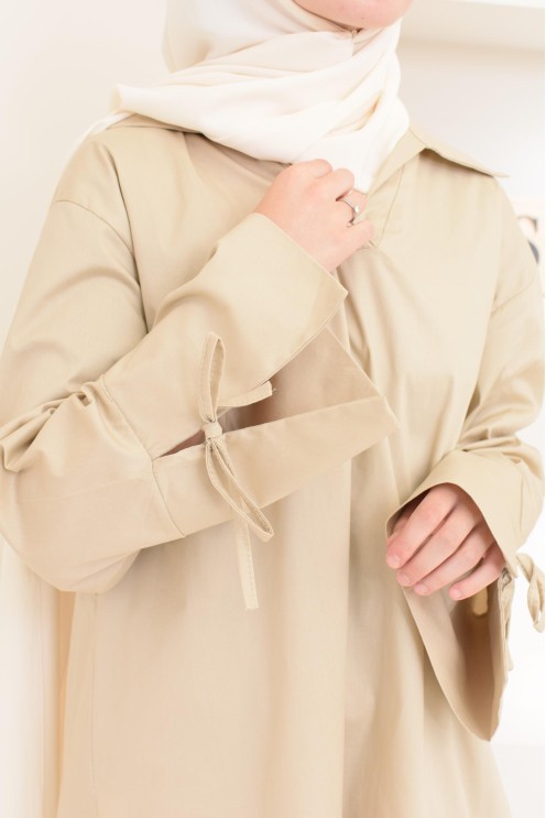 Ensemble chemise ample avec pantalon tissu en coton,outfit hijabi