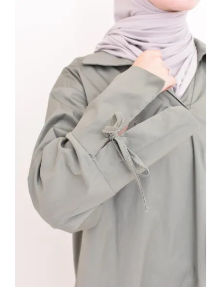 Ensemble chemise ample avec pantalon tissu en coton,outfit hijabi