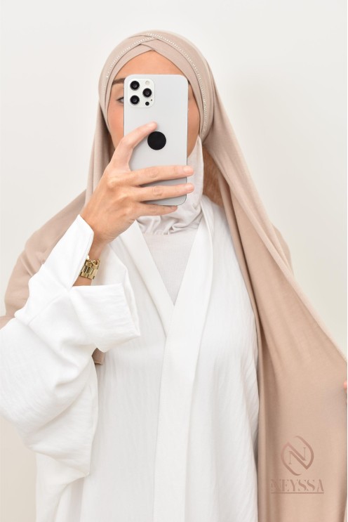 Hijab to put on jersey Neyssa creation, high quality sport hijab