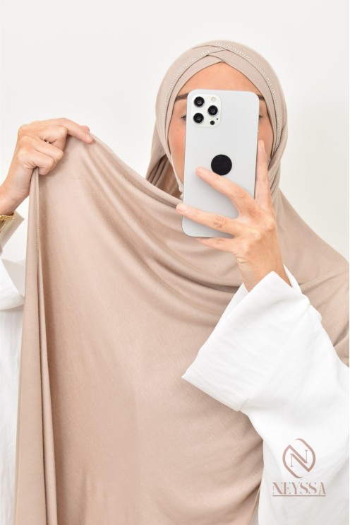 Hijab to put on jersey Neyssa creation, high quality sport hijab