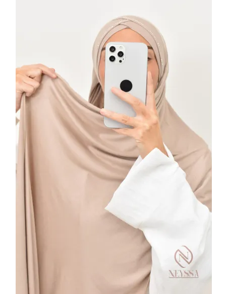 Hijab to put on jersey Neyssa creation, high quality sport hijab