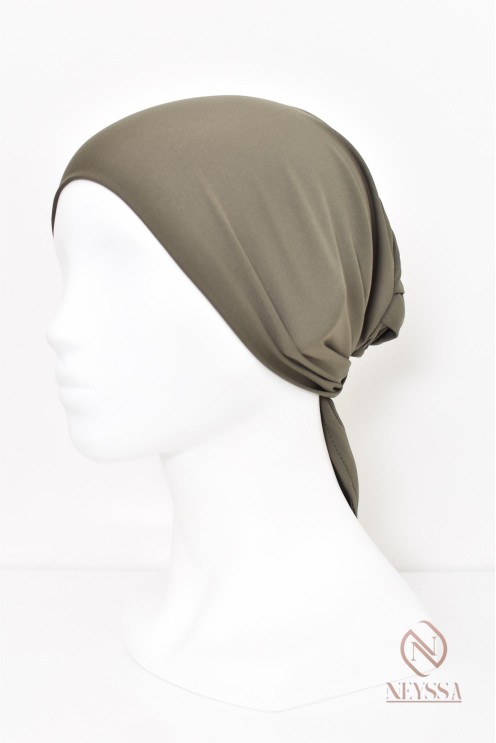 bonnet hijab à nouer lycra essentiel sous hijab pour fixation du hijab