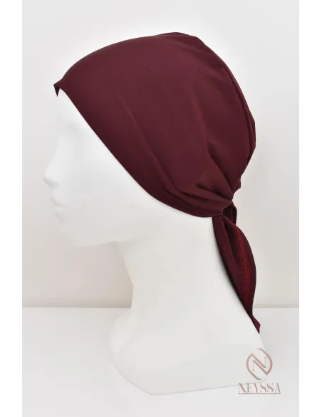 bonnet hijab à nouer lycra essentiel sous hijab pour fixation du hijab