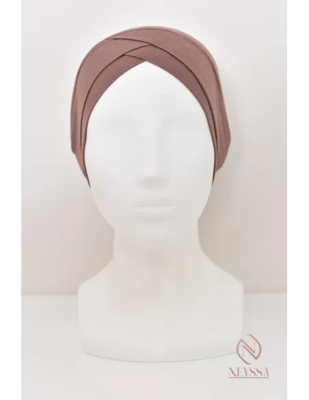 tube croisé sous hijab Confectionné dans un tissu fluide viscose