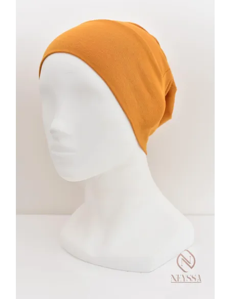 Bandeau bonnet hijab tube fermé en sous hijab pour femme voilée musulmane