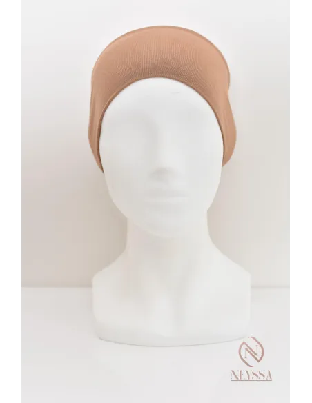 Bandeau bonnet hijab tube fermé en sous hijab pour femme voilée musulmane