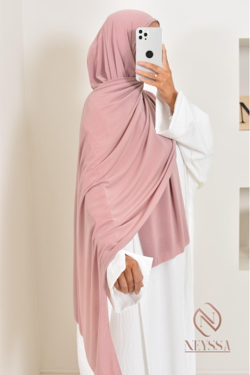 hijab à enfiler jersey premium, pratique et confortable, hijab pas cher