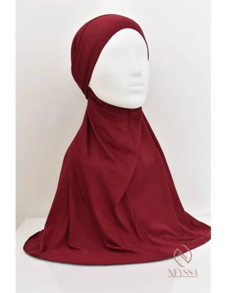 Hijab à nouer façon jilbab