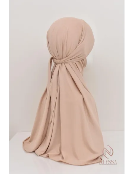 Hijab à nouer façon jilbab