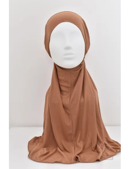 Hijab à nouer façon jilbab