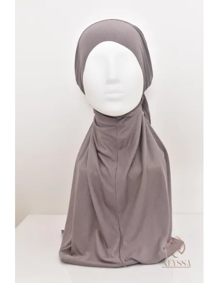 Hijab à nouer façon jilbab