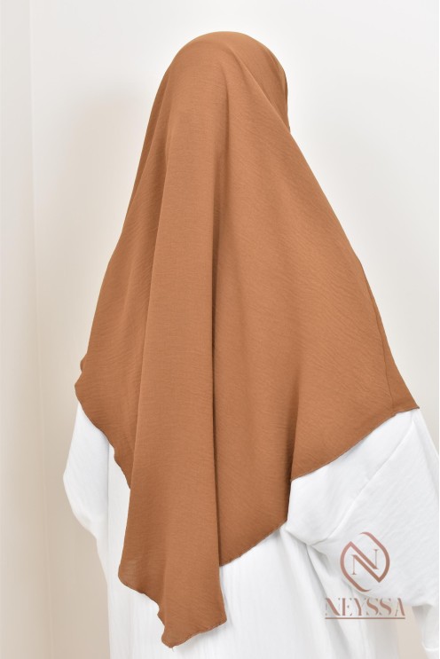 Khimar court rond fluide en jazz pas cher pour femme musulmane