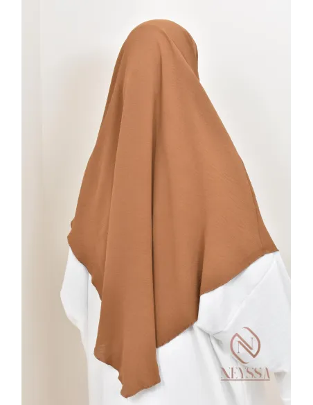 Khimar court rond fluide en jazz pas cher pour femme musulmane