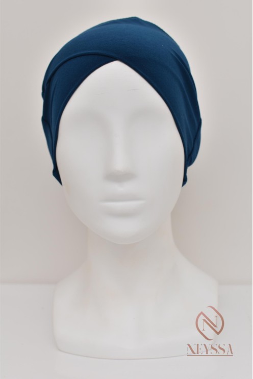 Headband crossed in under hijab cheap for muslim veiled woman