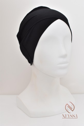Headband crossed in under hijab cheap for muslim veiled woman 2