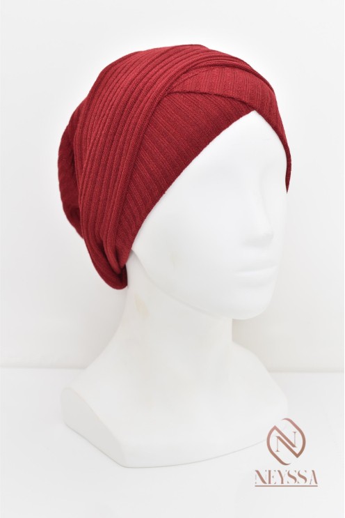  turban croisé jersey pas cher , turban sous hijab, turban style