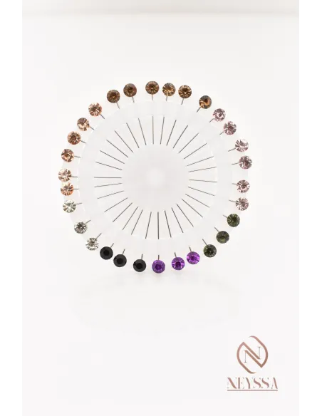 lot de 30 épingle à strass pour vos hijab de fête hijab de mariage