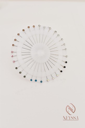 Satz Hijab-Befestigungsstifte für muslimische verschleierte Frau 2