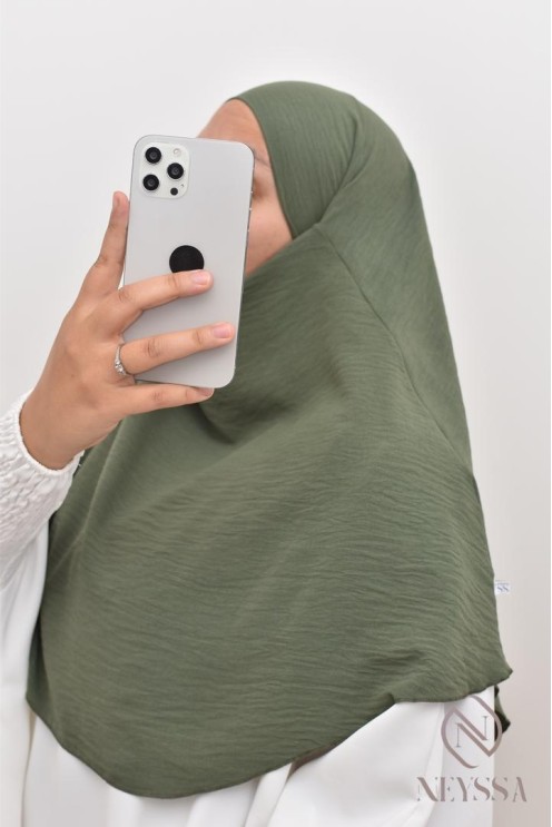 Cheap round flowing jazz khimar for muslim woman