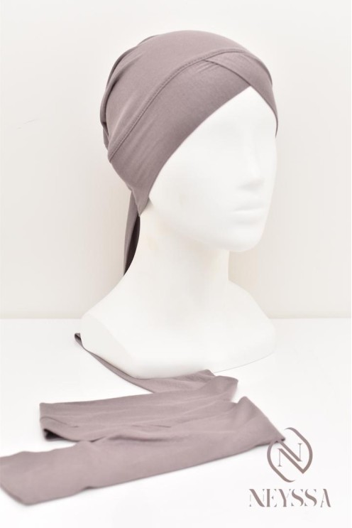 Turban croisé couvrir les cheveux, turban sous hijab, turban style