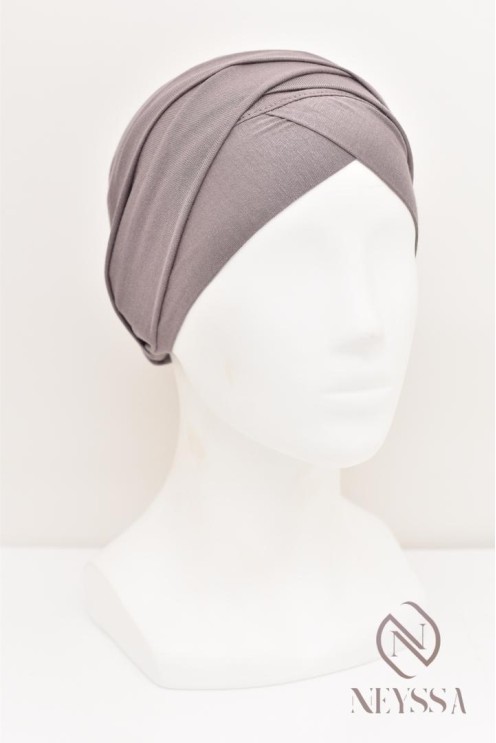 Turban croisé couvrir les cheveux, turban sous hijab, turban style
