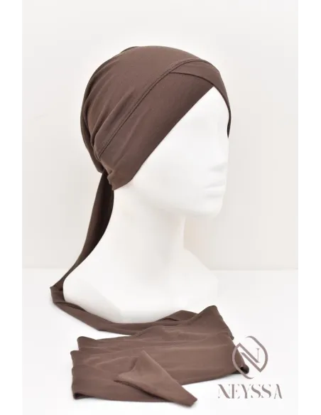 Turban croisé couvrir les cheveux, turban sous hijab, turban style