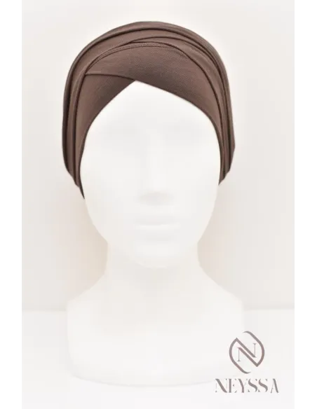 Turban croisé couvrir les cheveux, turban sous hijab, turban style