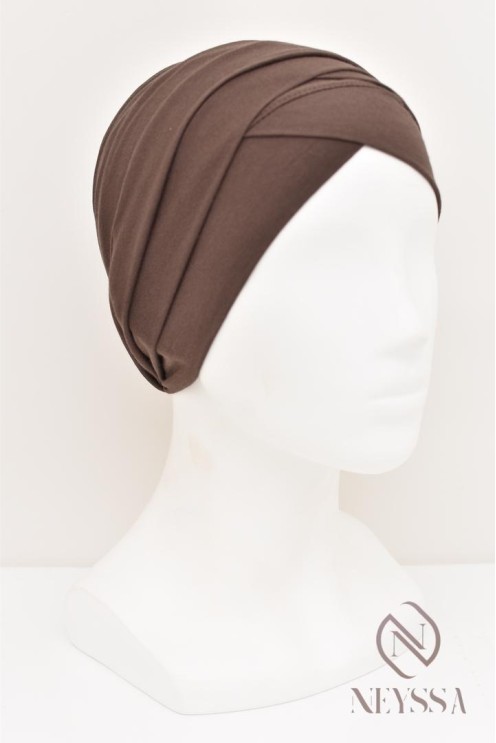 Turban croisé couvrir les cheveux, turban sous hijab, turban style