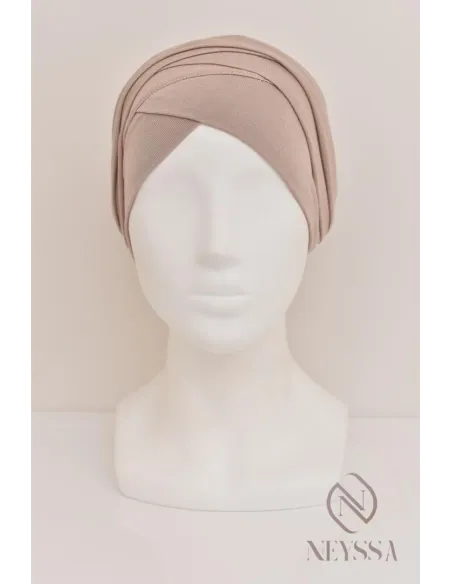 Turban croisé couvrir les cheveux, turban sous hijab, turban style