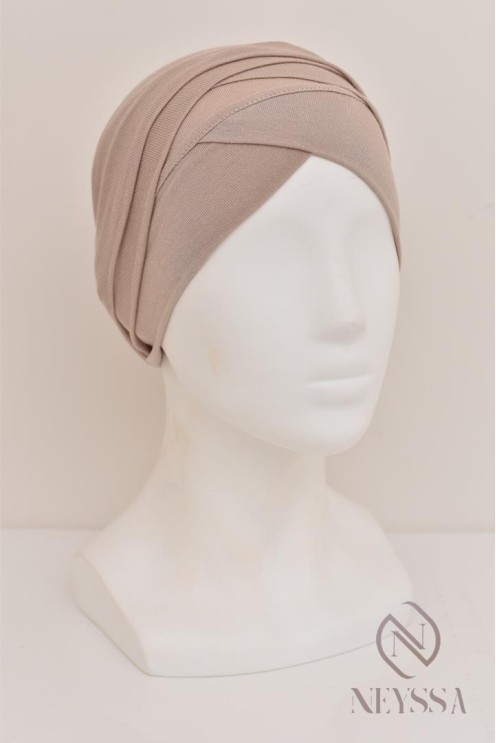 Turban croisé couvrir les cheveux, turban sous hijab, turban style