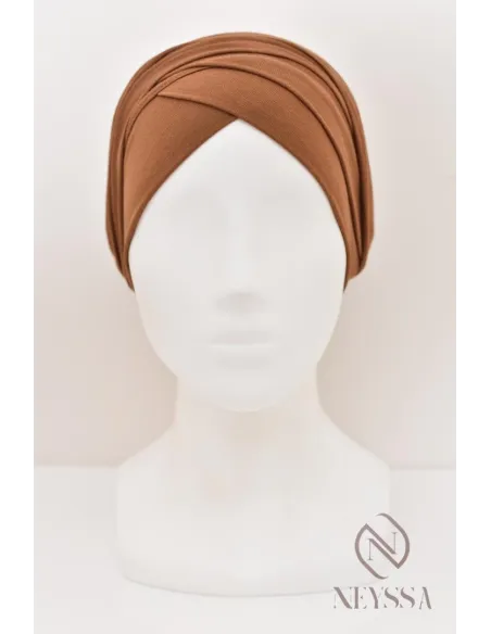 Turban croisé couvrir les cheveux, turban sous hijab, turban style