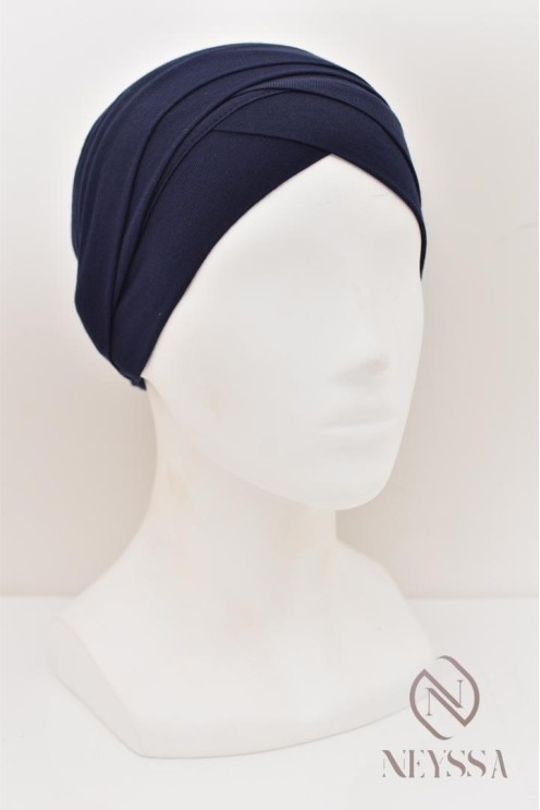 Turban croisé couvrir les cheveux, turban sous hijab, turban style