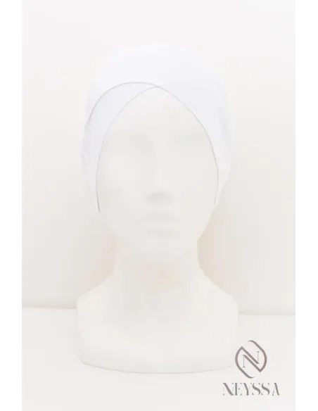 bandeau croisé en sous hijab indispensable pour femme voilée musulmane