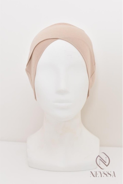 bandeau croisé en sous hijab indispensable pour femme voilée musulmane