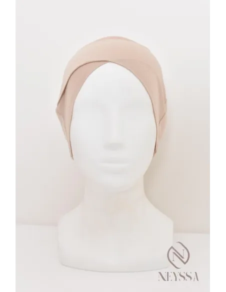 bandeau croisé en sous hijab indispensable pour femme voilée musulmane