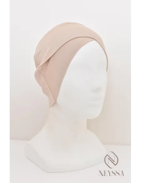 bandeau croisé en sous hijab indispensable pour femme voilée musulmane