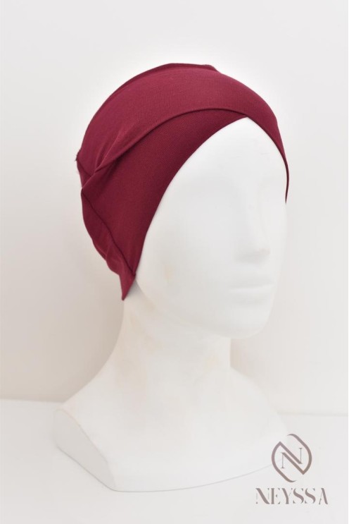 bandeau croisé en sous hijab indispensable pour femme voilée musulmane