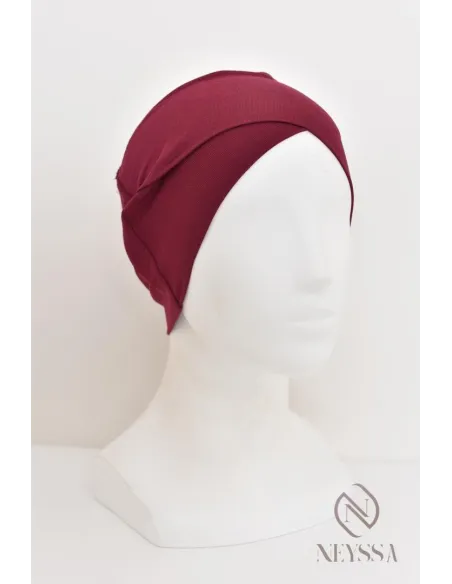 bandeau croisé en sous hijab indispensable pour femme voilée musulmane