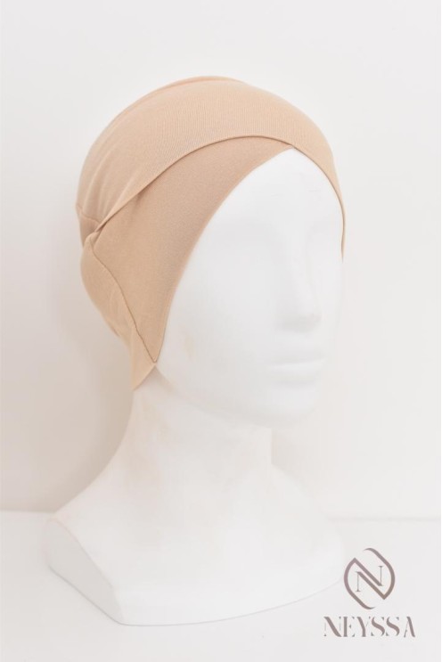 bandeau croisé en sous hijab indispensable pour femme voilée musulmane
