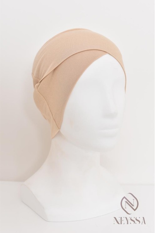 bandeau croisé en sous hijab indispensable pour femme voilée musulmane
